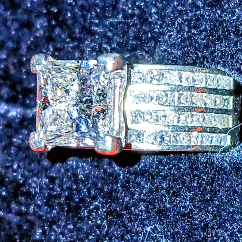 Diamond engagement ring - custom designed -